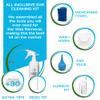 Ear Wax Removal Tool by Tilcare - Ear Irrigation Flushing System for Adults & Kids - Perfect Ear Cleaning Kit - Includes Basin, Syringe, Curette Kit, Towel and 30 Disposable Tips view 2