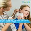 Ear Wax Removal Tool by Tilcare - Ear Irrigation Flushing System for Adults & Kids - Perfect Ear Cleaning Kit - Includes Basin, Syringe, Curette Kit, Towel and 30 Disposable Tips view 4