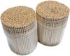 Makerstep 1000 Wooden Toothpicks Ornate Handle in Toothpicks Holder Container 2 Packs of 500, Good for Party, Cleaning Teeth, Appetizer. view 1