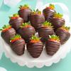 A Gift Inside 12 Dreamy Dark Chocolate Covered Strawberries for Valentine's Day, Birthday, Thank You view 4