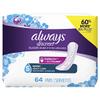 Always Discreet Incontinence & Postpartum Incontinence Pads for Women, Heavy Absorbency, Long Length, 64 Count view 2