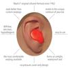 Mack's Shooters Moldable Silicone Putty Ear Plugs, Orange, 3 Pair view 2