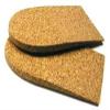1/8" (3 mm) Heel Lift, Rubber Cork, Large (3" Wide) 1 Pair view 1