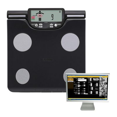 Tanita BC-601FS FitScan Segmental Body Composition Monitor with SD Card - Japan Technology - LCD Display in Handle - Physique & Balance Tracker - 330 lb Capacity - Athlete & Guest Mode