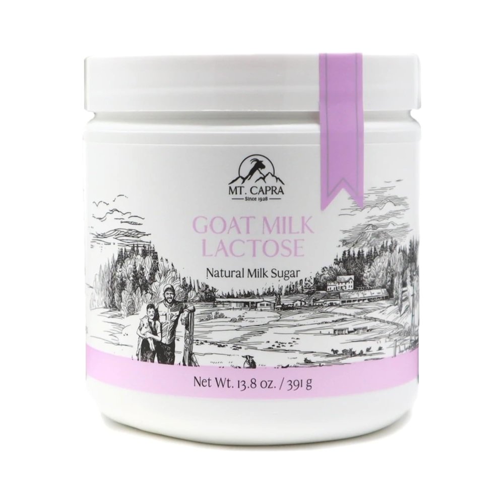 Mt. Capra Goat Milk Lactose | Natural Milk Sugar from Goat Milk Whey | Low Glycemic | Add to Coffee, Baked Goods, Smoothies, and Yogurt, Key Ingredient to Milk Stout | 97 Servings 13.8 oz