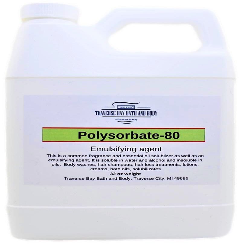 Polysorbate 80, 32oz Safety Sealed Container T-MAZ 80, Tween 80 100% Pure Surfactant & Emulsifier Made in The USA