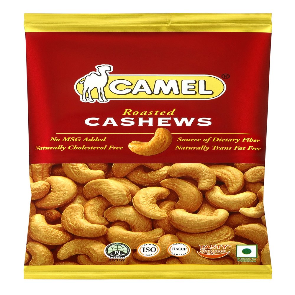 Camel, Roasted Cashews, 40 g. [Pack of 3 pieces]