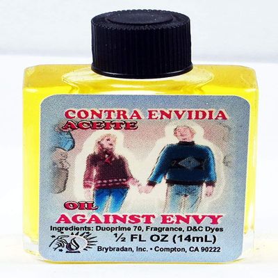 12 Pieces BRYBRADAN Against Envy Spiritual Oil Contra ENVIDIA ACEITE ESPIRITUAL -1/2 FL OZ 14.7ML