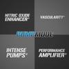 EVL PumpMode Nitric Oxide Supplement - Nitric Oxide Booster Pump Pre Workout Powder with Glycerol and Betaine for Muscle Recovery Growth and Endurance - Stim Free Pre Workout Drink (Furious Grape) view 3