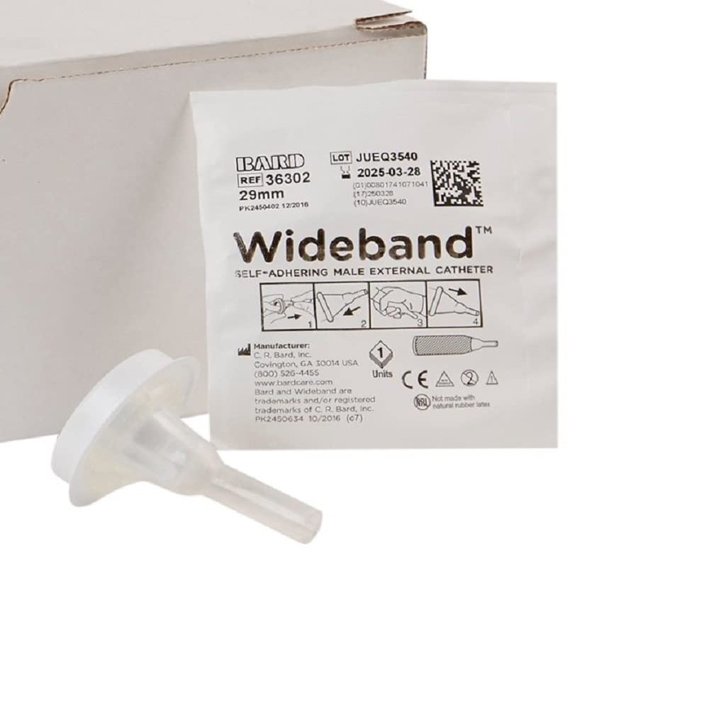 50 Pack Condom External Catheters 29mm, Medium, Rochester Wideband, 36302