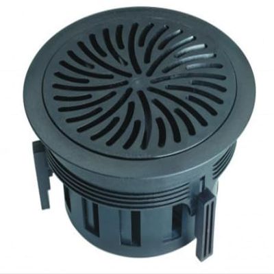 Access Floor Systems AirFuse Swirl Diffuser, Black, 8" Round, Resin, BPA Free, Office, Manual, No Auto Shutoff, Medium Room Coverage