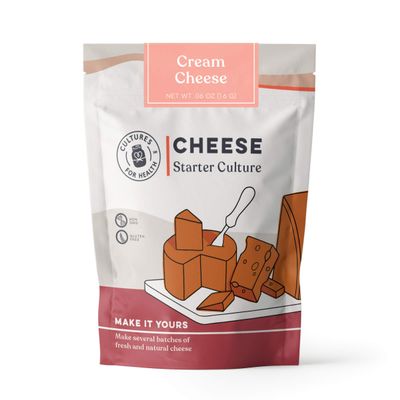 Cultures for Health Cream Cheese Starter Culture | 4 Non-GMO Direct-Set Packets & 2 Vegetable Rennet Tablets | DIY Creamy Spread for Bagels, Appetizers, Dips & Cupcake Frosting