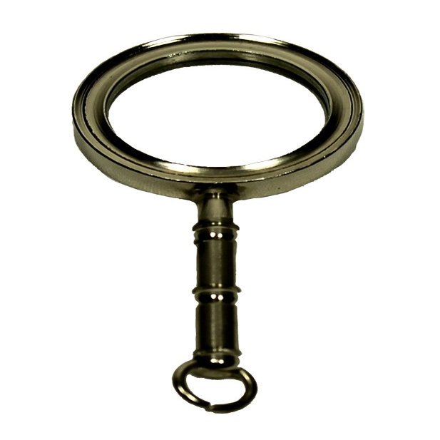 2.5" Miniature Chrome Finished Magnifying Glass