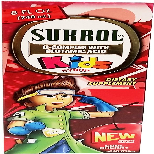 Sukrol Cherry Flavor Dietary Supplement 8.11 oz fl - Suplemento Multivitaminico sabor Cereza (Pack of 1)