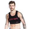 IYUNYI Men's Neoprene Brace Vest Chest Support Strap Protective Gear Fitness Sports Injury Prevention and Recovery (S) view 2