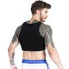 IYUNYI Men's Neoprene Brace Vest Chest Support Strap Protective Gear Fitness Sports Injury Prevention and Recovery (S) view 3