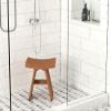 AquaTeak The Original 18" Asia Teak Shower Bench & AquaTeak Premium Teak Oil view 2