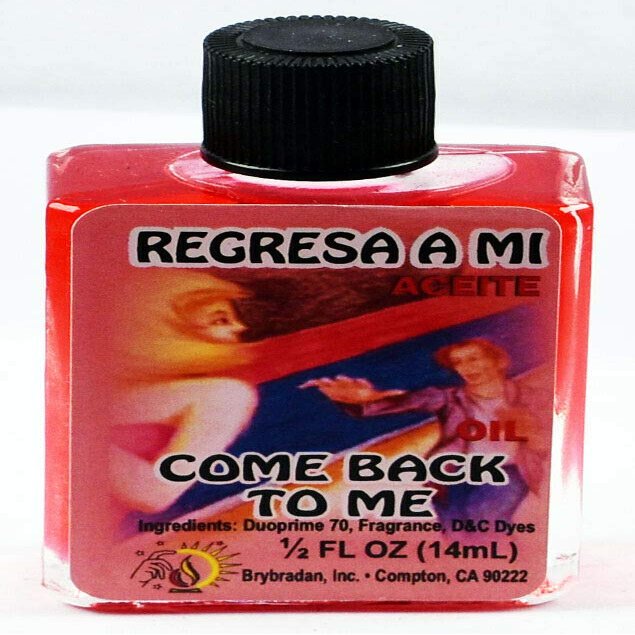 12 Pieces BRYBRADAN Come Back to ME Oil/REGRESA A MI ACEITE 1/2 FL OZ 14.7ML