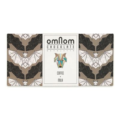 Coffee + Milk - 60gr Icelandic Bean To Bar Chocolate by Omnom Chocolate