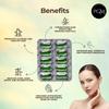 50 Evion Capsules Vitamin E For Glowing Face,Strong Hair,Acne,Nails, Glowing Skin 400mg view 4