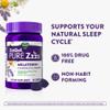 ZzzQuil Pure Zzzs Melatonin Gummies, Sleep Aid, Melatonin 2mg, with Chamomile & Lavender, Melatonin Sleep Gummies, Sleep Aids for Adults, Wildberry Vanilla Flavored, 48 Sleep Gummies view 3