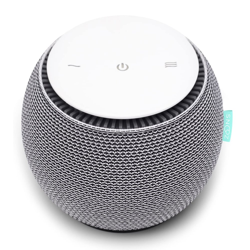 SNOOZ Smart White Noise Sound Machine - Real Fan Inside for Non-Looping White Noise, Sleep Aid for Adults, Travel, Sleeping, Bedroom, Portable, Baby Registry Essential - Cloud