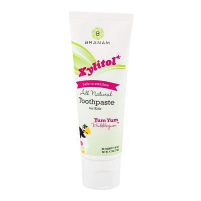 All Natural Xylitol Toothpaste 4.20 Ounces (Yum Yum Bubblegum)