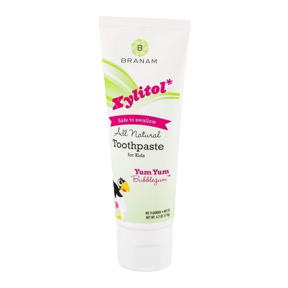 All Natural Xylitol Toothpaste 4.20 Ounces (Yum Yum Bubblegum)