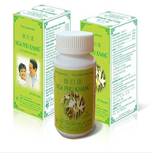 04 Boxes * 60 Capsules - Nutricology Healthy Prostate and Ovary Veg-Capsules - Nga Phu Khang - Made in Vietnam
