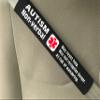Autism Non-Verbal Medical Alert Seat Belt Cover (Black) view 1