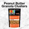 KIND Healthy Grains Granola, Peanut Butter Clusters, Healthy Snacks, Gluten Free, 100% Whole Grains, 10g Protein, 11oz, 1 Count view 3