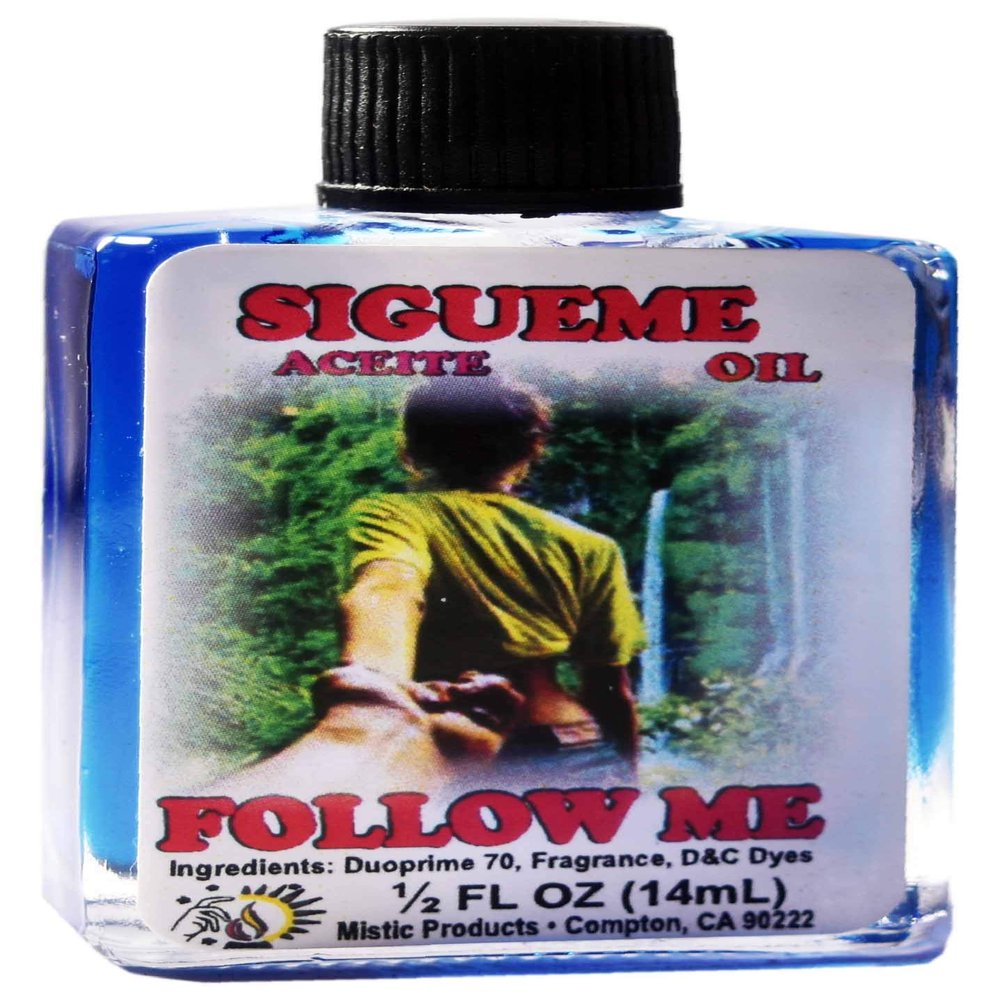 12 PIECES BRYBRADAN FOLLOW ME SPIRITUAL OIL SIGUEME ACEITE ESPIRITUAL -1/2 FL OZ 14.7ML