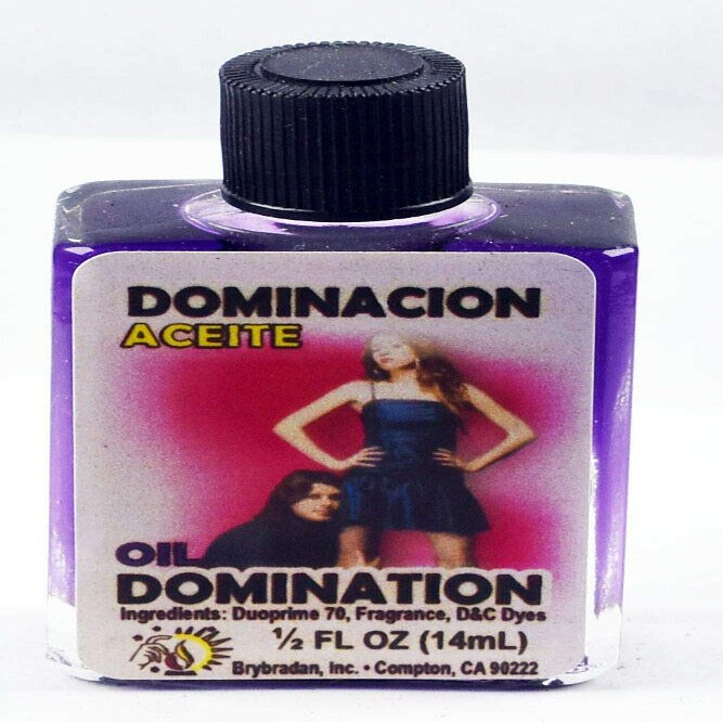 12 Pieces BRYBRADAN Domination Spiritual Oil DOMINACION ACEITE ESPIRITUAL -1/2 FL OZ 14.7ML