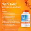 Doctor's Best Benfotiamine 300 with BenfoPure, Helps Maintain Healthy Glucose Metabolism, Non-GMO, Vegan, Gluten Free, Soy Free, 300 mg, 60 Veggie Caps view 2