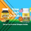 NaturesPlus Animal Parade Omega 3/6/9 Junior, Lemon Flavor - 90 Softgels - Promotes Childrens Immune, Skin, Eye & Nervous System Health - Non-GMO, Gluten Free - 45 Servings view 2