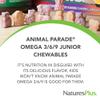 NaturesPlus Animal Parade Omega 3/6/9 Junior, Lemon Flavor - 90 Softgels - Promotes Childrens Immune, Skin, Eye & Nervous System Health - Non-GMO, Gluten Free - 45 Servings view 3