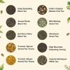 VAHDAM Top 10 Favourites Tea Sampler Set | Loose Leaf Tea (50+ Cups) | Tea Variety Pack with Green, Herbal, Black & Chai Brew | Vacuum Sealed For Freshness | Brew Hot & Cold view 3