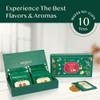 VAHDAM Top 10 Favourites Tea Sampler Set | Loose Leaf Tea (50+ Cups) | Tea Variety Pack with Green, Herbal, Black & Chai Brew | Vacuum Sealed For Freshness | Brew Hot & Cold view 4