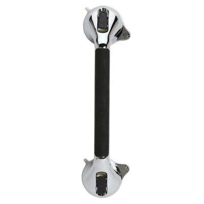DMI Suction Cub Grab Bars for Bathroom, Tub and Shower - Chrome 16 Inch