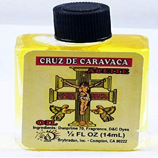 12 Pieces BRYBRADAN Cross of CARAVACA Spiritual Oil Cruz DE CARAVACA ACEITE ESPIRITUAL -1/2 FL OZ 14.7ML