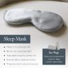 Scentered Sleep Essentials Travel Sleep Gift Set - Aromatherapy Sleep Well Balm, Luxury Silk Eye Mask & Ear Plugs for Sleeping - Lavender Essential Oil Blend - Self-Care Gifts for Women view 3