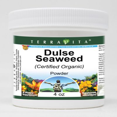 Dulse Seaweed (Certified Organic) Powder (4 oz, ZIN: 510735) - 3 Pack