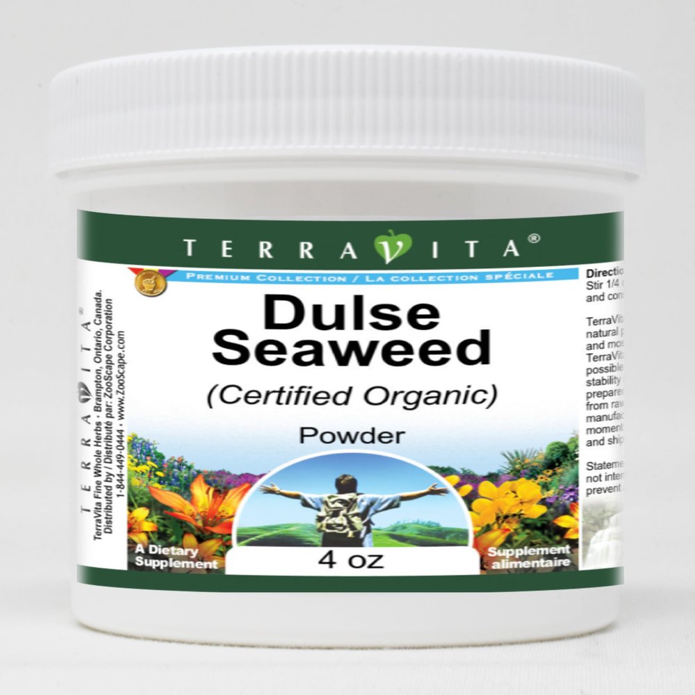 Dulse Seaweed (Certified Organic) Powder (4 oz, ZIN: 510735) - 3 Pack