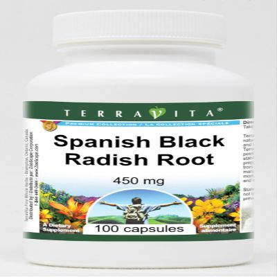 Spanish Black Radish Root - 450 mg (100 Capsules, ZIN: 510873) - 3 Pack