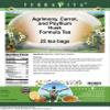 Agrimony, Carrot, and Psyllium Husk Formula Tea (25 tea bags, ZIN: 516869) - 3 Pack view 2
