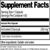 Activated Charcoal - 250 mg (100 Capsules, ZIN: 513869) - 3 Pack view 4