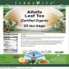 Alfalfa Leaf (Certified Organic) Tea (25 tea bags, ZIN: 517568) - 3 Pack view 2