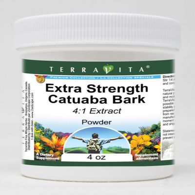 Extra Strength Catuaba Bark 4:1 Extract Powder (4 oz, ZIN: 511096) - 3 Pack