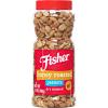 Fisher Snack Honey Roasted Dry Roasted Peanuts, 14 Ounces, Made with Real Honey, 100% Recyclable view 1