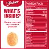 Fisher Snack Honey Roasted Dry Roasted Peanuts, 14 Ounces, Made with Real Honey, 100% Recyclable view 2
